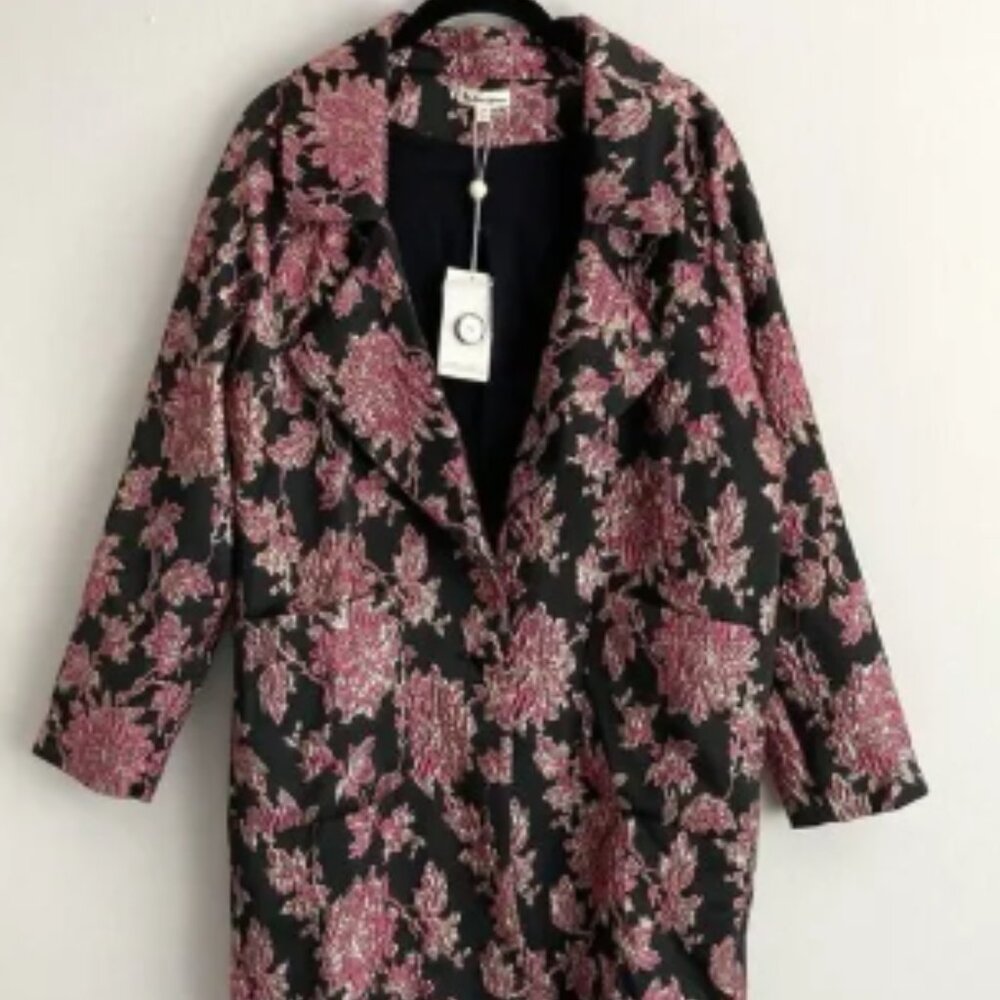 Universal Standard Kelly Stretch Cotton Twill Shirtdress S (14-16) Cherry New